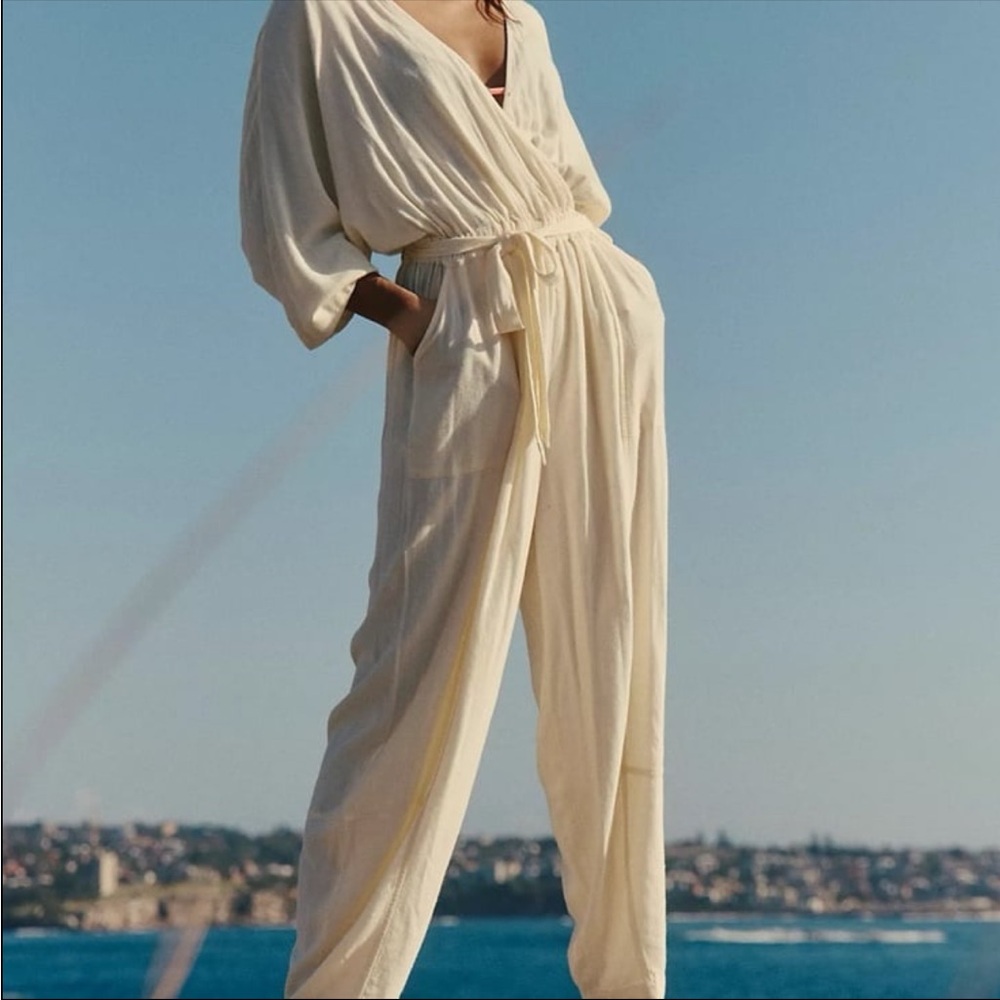 Free People Khai One-Piece Women Small In Seed Pearl